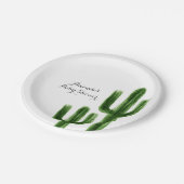 Assiettes En Carton Plat de partie de papier de cactus de Boho de (Angle)