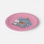 Assiettes En Carton Plat détrempé de Smooshy Caley Kitty (Angle)