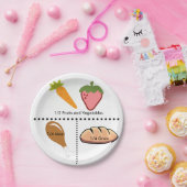 Assiettes En Carton Plat égal de parties (Fête)