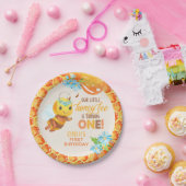 Assiettes En Carton Plate d'abeilles - Fille - Personnalisée (Fête)