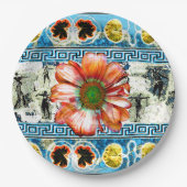 Assiettes En Carton Plate de mélamine de danse ancienne (Devant)