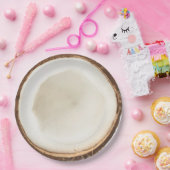 Assiettes En Carton Plate de noix de coco (Fête)