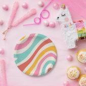 Assiettes En Carton Plate de papier à éclabousser et à servir (Fête)