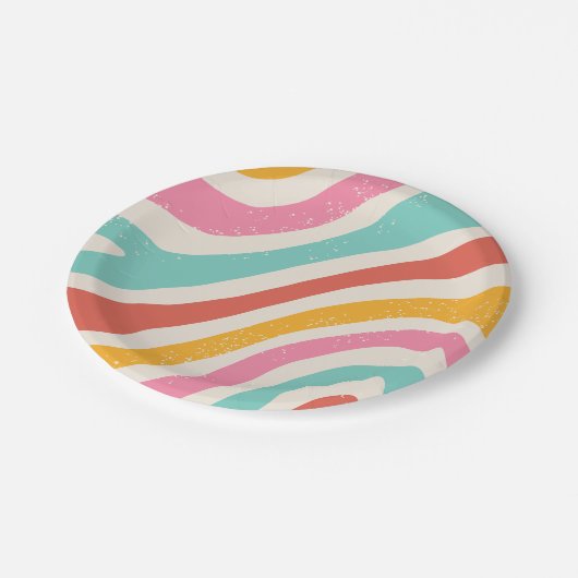 Assiettes En Carton Plate de papier à éclabousser et à servir (Angle)