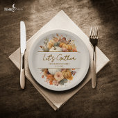 Assiettes En Carton Plate de papier d'action de grâces