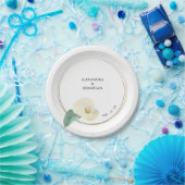 Assiettes En Carton Plate de papier Mariage Calla Lily (Fête)