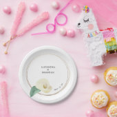 Assiettes En Carton Plate de papier Mariage Calla Lily (Fête)