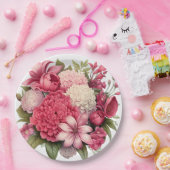 Assiettes En Carton Plate de papier mariage/douche à fleurs (Fête)