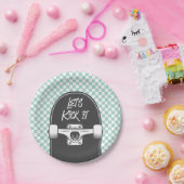 Assiettes En Carton Plate-forme à skateboard On va le lancer Plaques à (Fête)