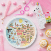 Assiettes En Carton Plate-forme de Californie (Fête)