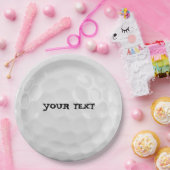 Assiettes En Carton Plate-forme de Customise de golf (Fête)