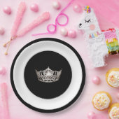 Assiettes En Carton Plate-forme de papier Miss America Crown Pageant P (Fête)