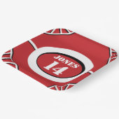 Assiettes En Carton Plate-forme en papier inspirée du baseball (Angulaire)