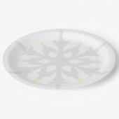 Assiettes En Carton Plate-forme jaune clair (Angle)