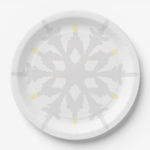 Assiettes En Carton Plate-forme jaune clair