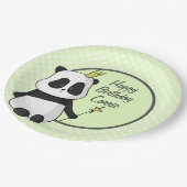 Assiettes En Carton Plate Papier Panda d'anniversaire mignonne (Angle)