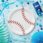 Assiettes En Carton Plates d'anniversaire de baseball (Fête)