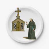 Assiettes En Carton Plates de papier prêtre (Devant)