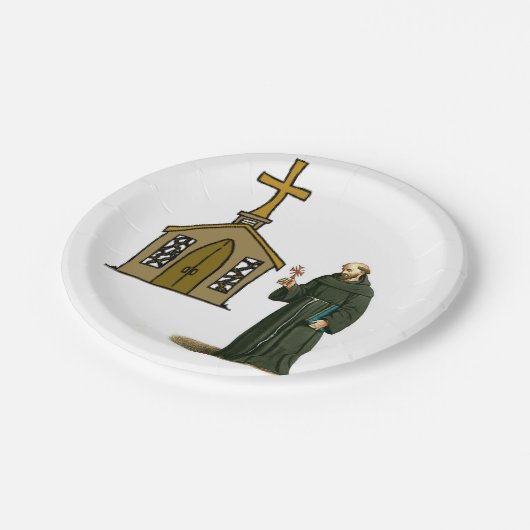 Assiettes En Carton Plates de papier prêtre (Angle)