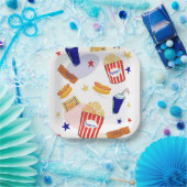 Assiettes En Carton Plates-formes de soirée cinéma (Fête)