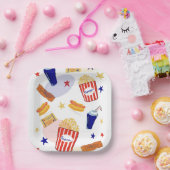 Assiettes En Carton Plates-formes de soirée cinéma (Fête)