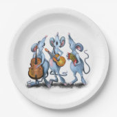 Assiettes En Carton Plates-formes papier de souris amusantes (Devant)