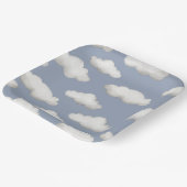 Assiettes En Carton Plates-formes | Plaques de fête nuageuse (Angulaire)