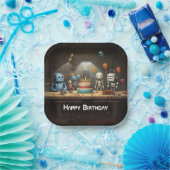 Assiettes En Carton Plates papier pour fête d'anniversaire amusante po (Fête)