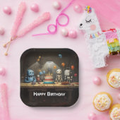 Assiettes En Carton Plates papier pour fête d'anniversaire amusante po (Fête)