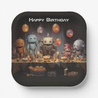 Assiettes En Carton Plates papier pour fête d'anniversaire amusante po