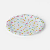 Assiettes En Carton Platine papier Motif pour bonbons amusants (Angle)
