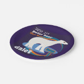 Assiettes En Carton Plats-Dalet de papier animaux d'alphabet hébreu (Angle)