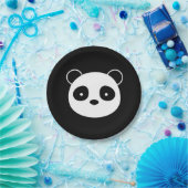 Assiettes En Carton Plats d'anniversaire de panda (Fête)