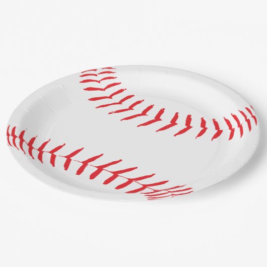 Assiettes En Carton Plats de base-ball (Angle)