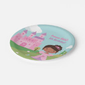 Assiettes En Carton Plats de fête d'anniversaire de princesse (Angle)