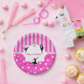 Assiettes En Carton Plats de fête d'anniversaire de silhouette de (Fête)