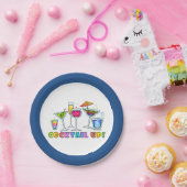 ASSIETTES EN CARTON PLATS DE PAPIER DE COCKTAIL - COCKTAIL VERS LE (Fête)