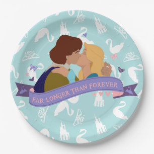 Assiettes En Carton Plats de partie d'ODETTE et de Derek (9 pouces)