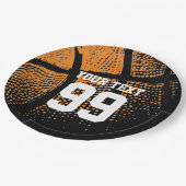 Assiettes En Carton Plats jetables de basket-ball Anniversaire (Angle)