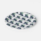 Assiettes En Carton Plats mignons de dragon (Angle)