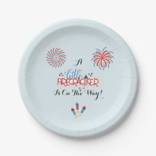 Assiettes En Carton Plats patriotiques de baby shower