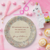 Assiettes En Carton Plats personnalisés de carte (Fête)