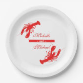 Assiettes En Carton Plats personnalisés d'événement d'ébullition (Devant)