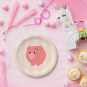 Assiettes En Carton Plats potelés d'anniversaire de porc (Fête)