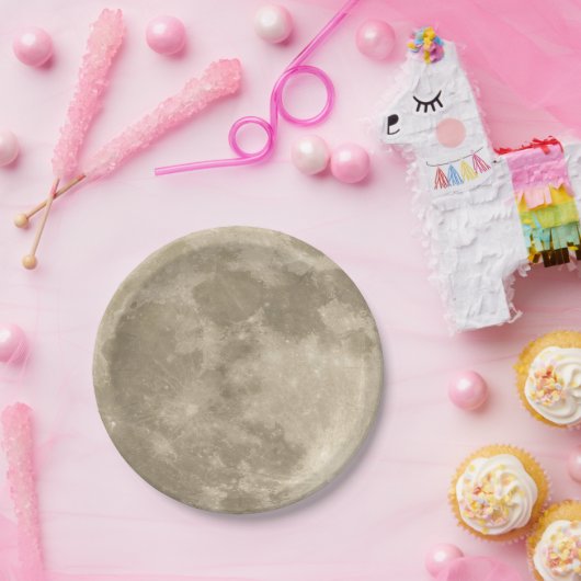Assiettes En Carton Pleine lune (Fête)
