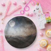 Assiettes En Carton Pleine lune (Fête)