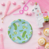 Assiettes En Carton Pleuvoir la plaque à papier de conserves au (Fête)