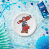 Assiettes En Carton plombier (Fête)