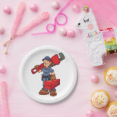 Assiettes En Carton plombier (Fête)