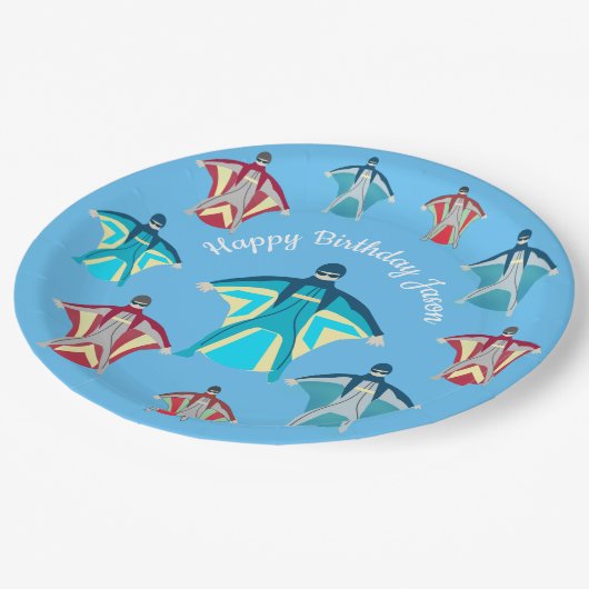 Assiettes En Carton Plongée en ciel (Angle)